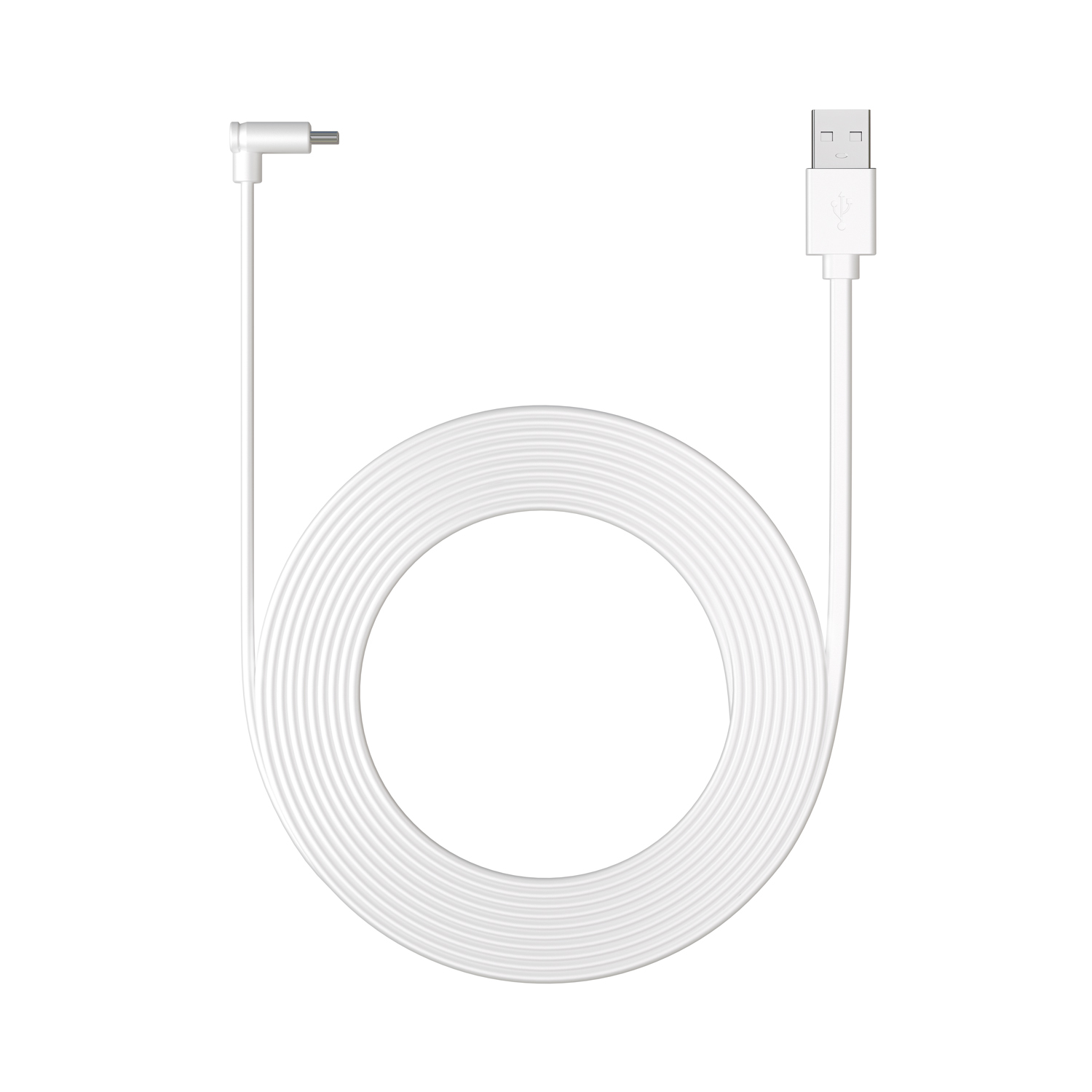 White:10 ft. USB-A to USB-C Power Cable 
