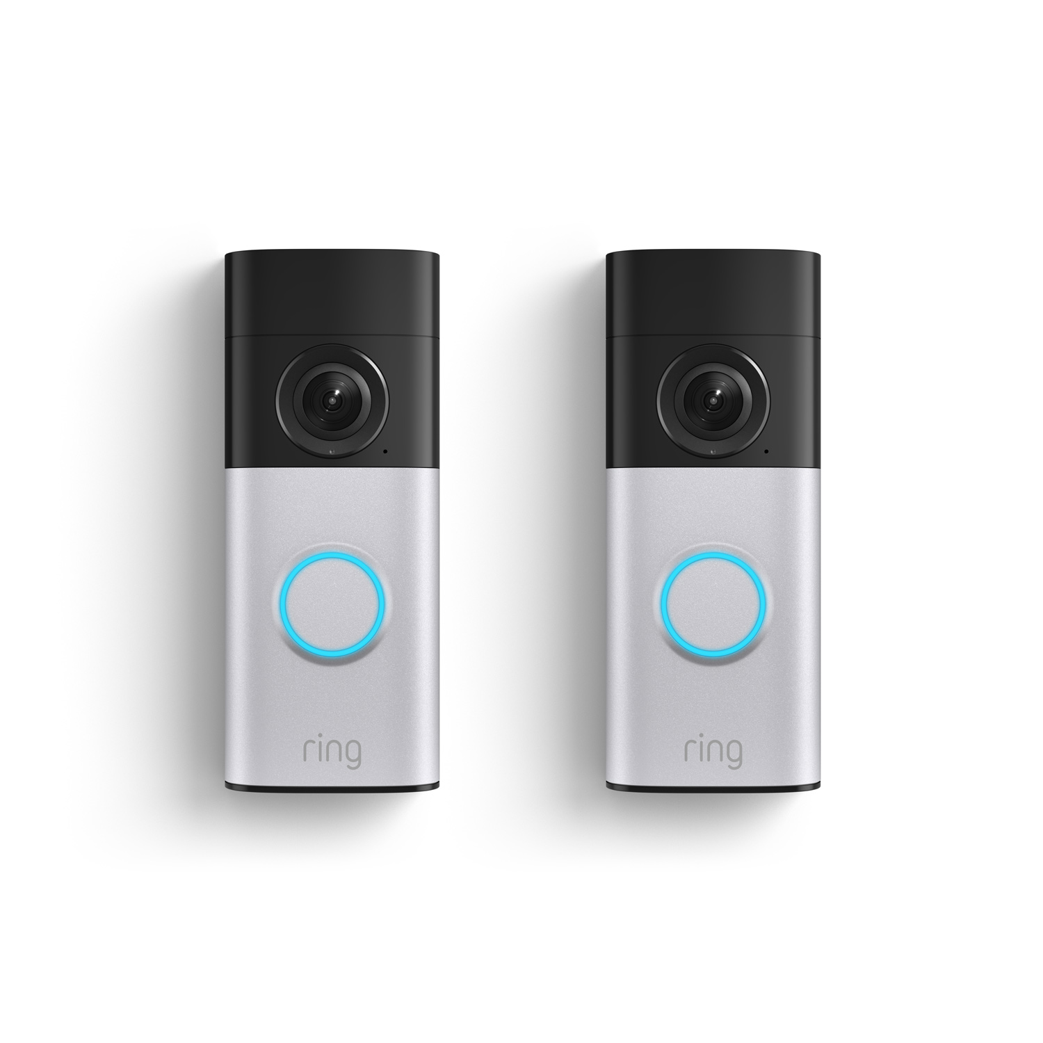 2- Pack Wired Doorbell Plus (Newest Model) - Nickel Silver