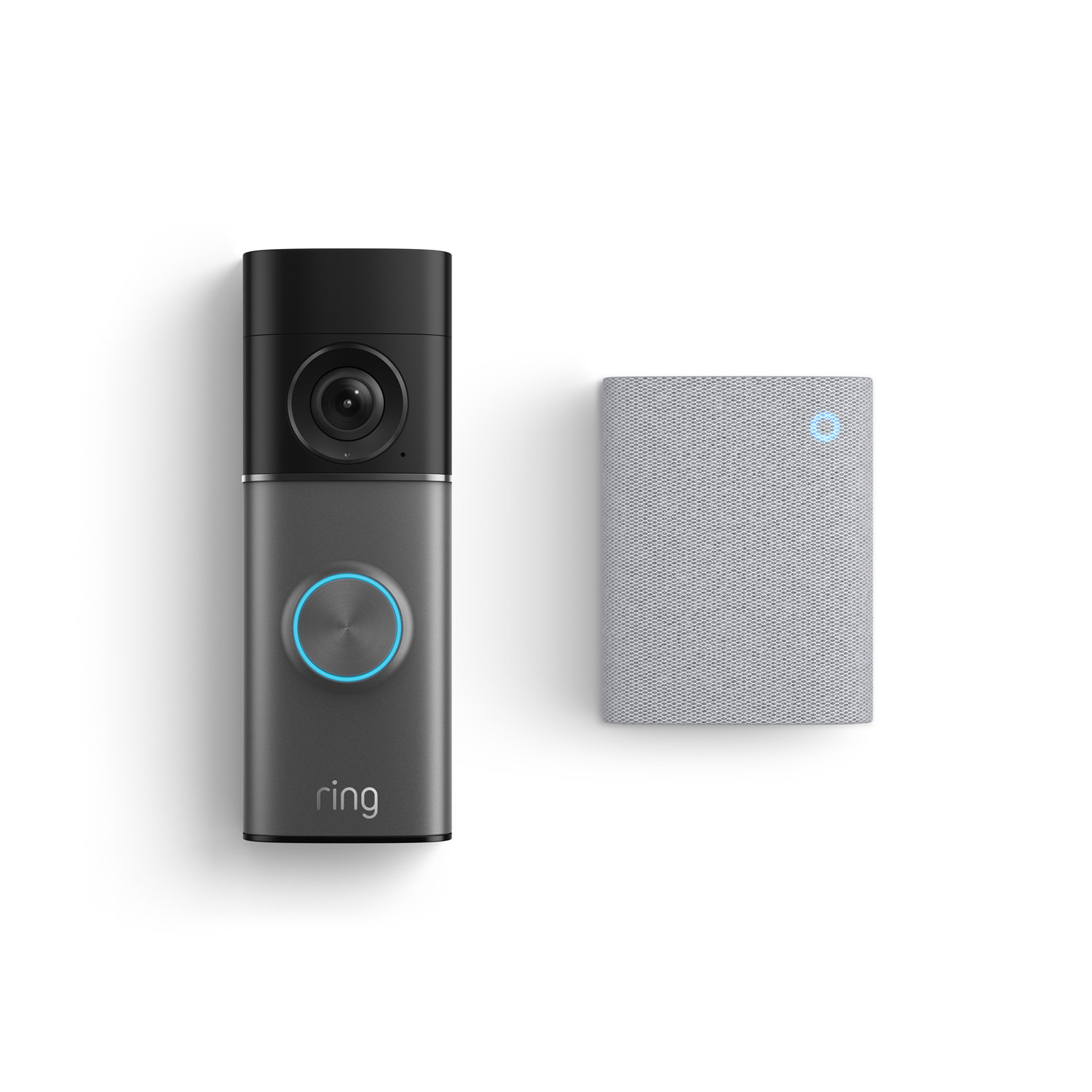 Wired Doorbell Pro + Chime (3rd Gen) - Deep Silver + White