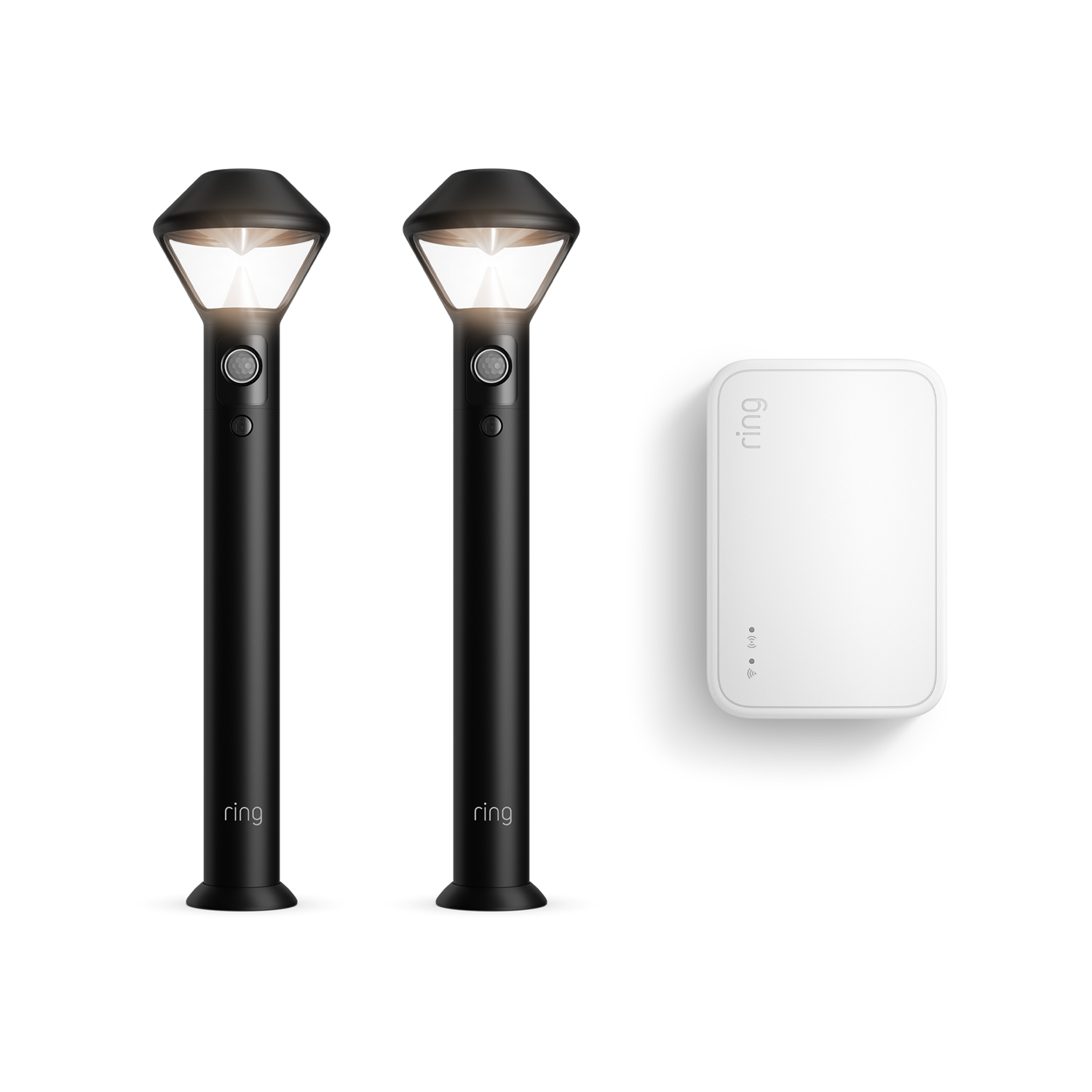 Smart Lighting Pathlight Battery 2-Pack + Bridge (2nd Gen) - Battery / Black / 2-Pack