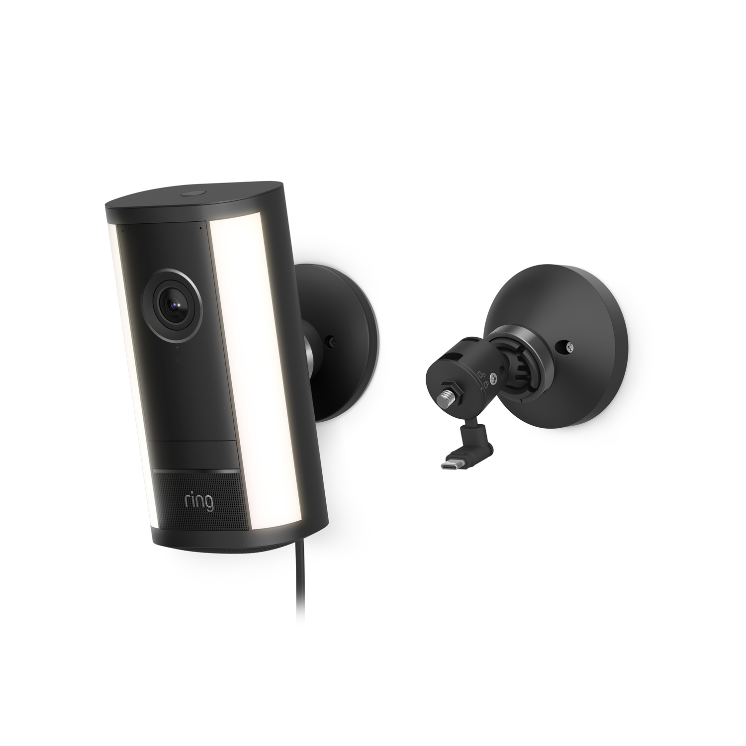 Spotlight Cam Pro (Newest Model) (Featuring Retinal 4K) - Power over Ethernet / Black / 1-Pack