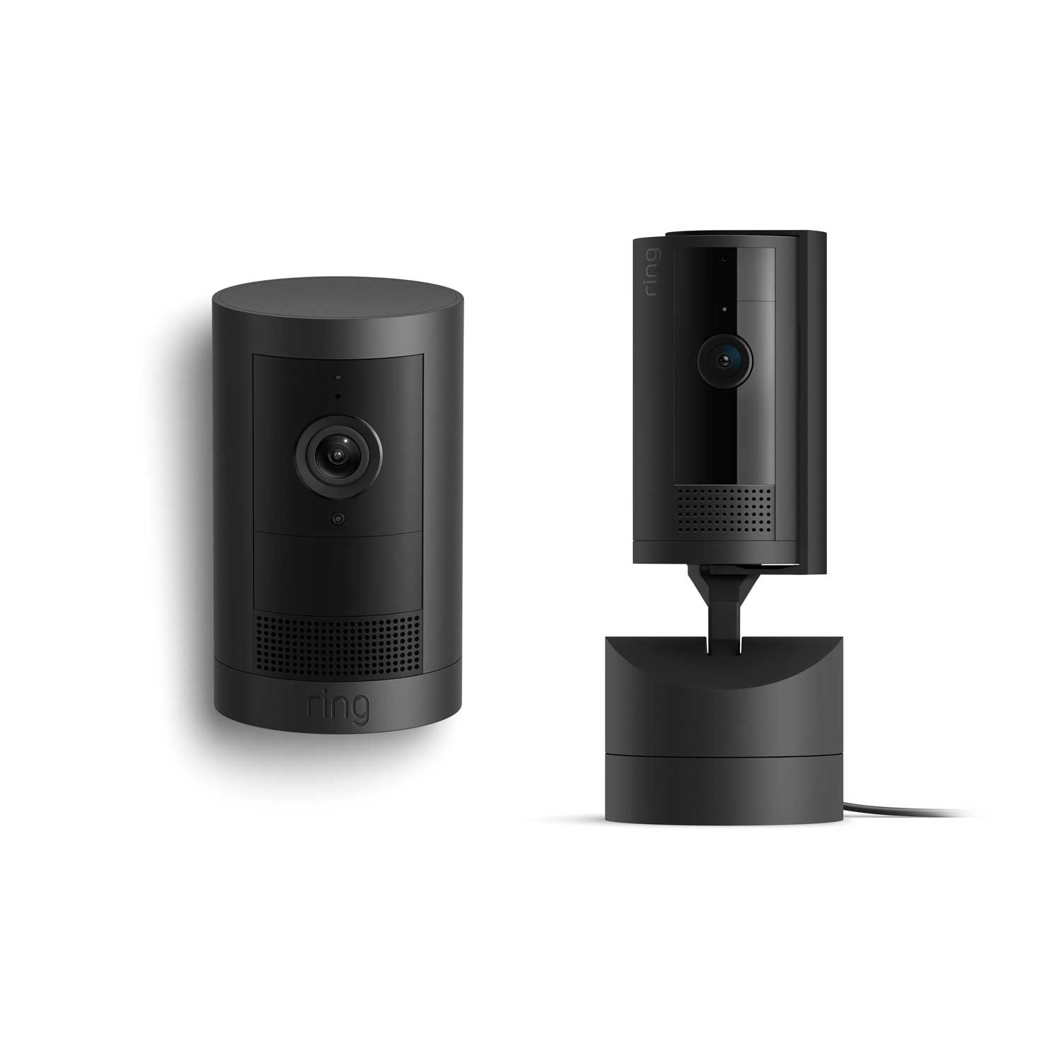 Outdoor Cam Plus Battery + Pan-Tilt Indoor Cam - Black