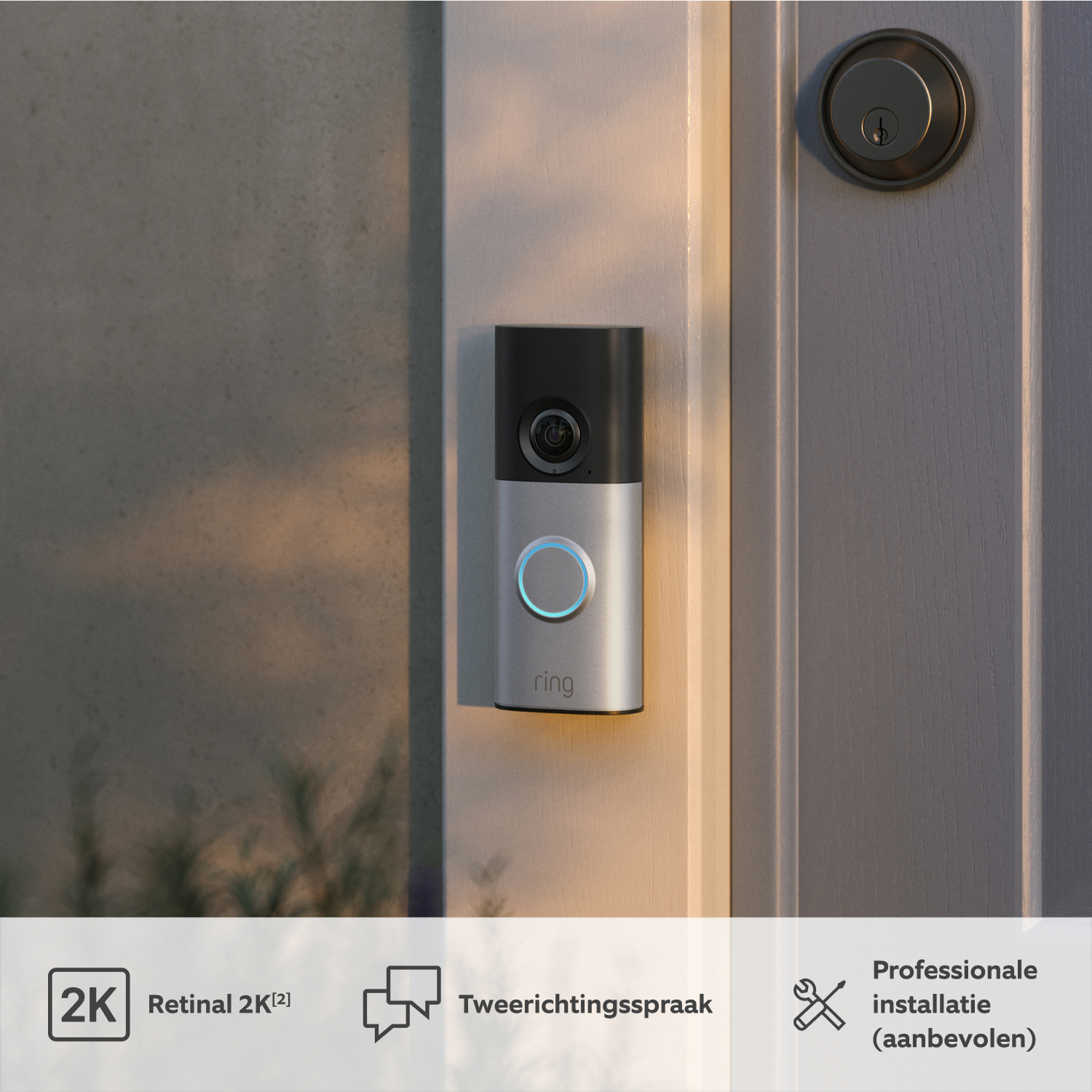 Bedrade videodeurbel Plus (Wired Video Doorbell Plus) - 