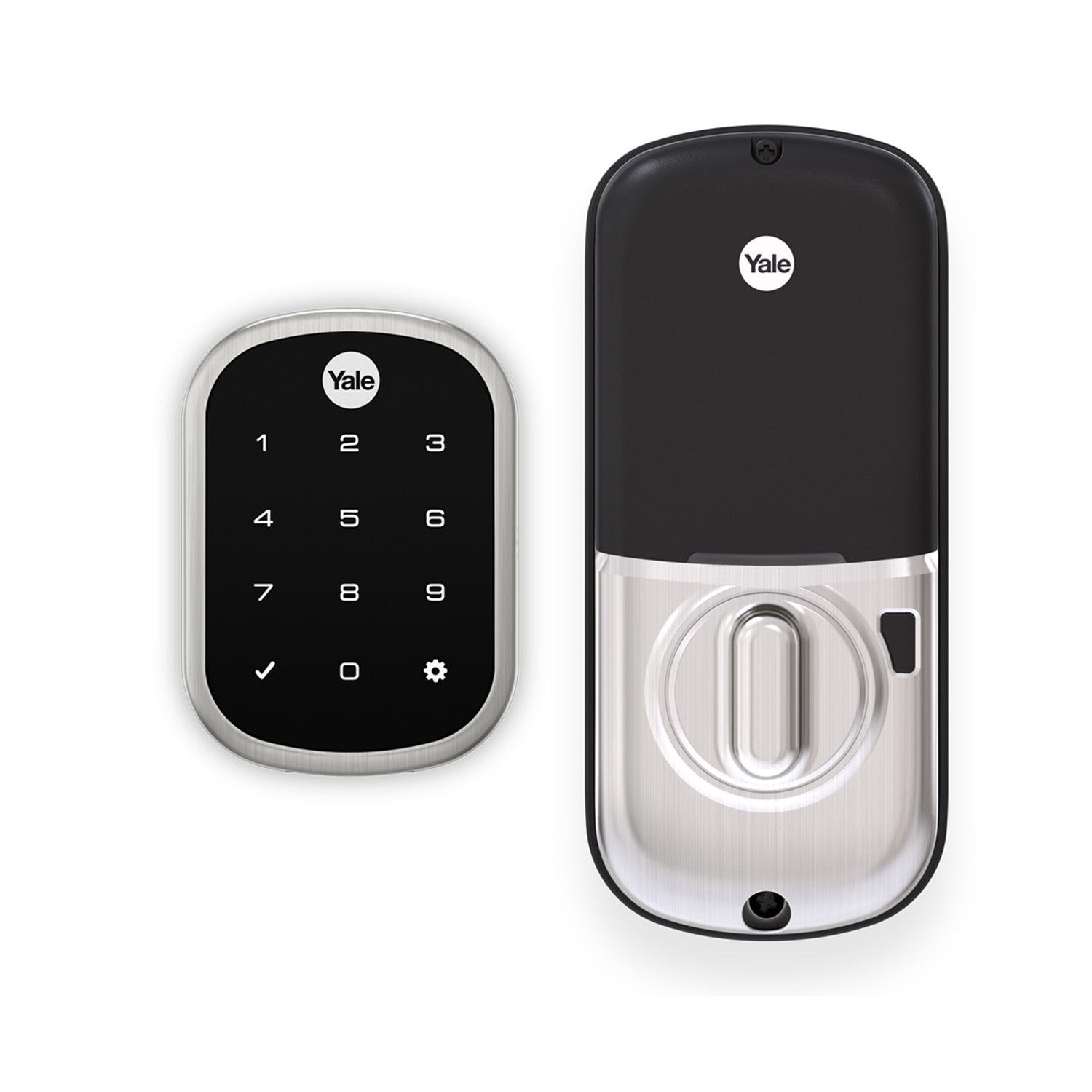 Yale Real Living Assure Lock SL With Z-Wave Plus (for Works with Ring Alarm Security System) - Satin Nickel